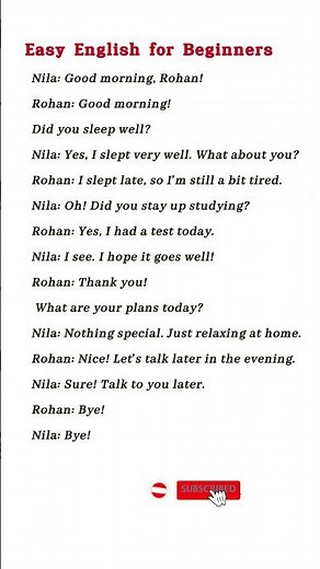 Basic Daily English Conversation Between Friends | Easy English Speaking Practice