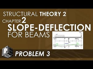 Structural Theory 2 Chapter 2 Slope Deflection for Beams Prob 3 (PH)