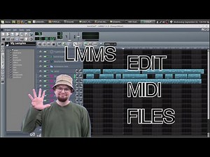 Edit Midi Files - LMMS Linux MultiMedia Studio