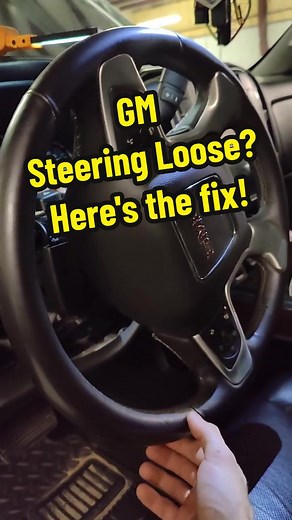 GM loose Steering Fix #GM #steering #chevy #gmc #Chevrolet #shaft #fix #techtip #lifted #tires #wheels #truck #sierra #silverado #tahoe #suburban #denali #dealer #dealership #tech #technician #mechanic #trucks #steer #steeringwheel #play #adjustment #LS #LT #tips #tricks #howto