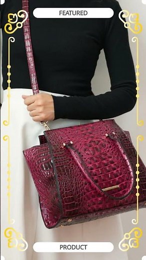 MKF Collection Viridiana Croc-Embossed Tote Bag with Dual Handles