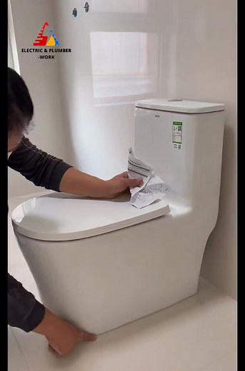 13K views · 183 reactions | Toilet install Complete ✅#howtotoilet#toiletinstall# #plumbingtime #constructionsite# | Electric & plumber world | Facebook
