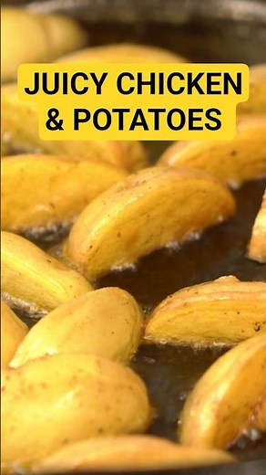 Easy Chicken Drumsticks with Potatoes | One Pan Chicken Recipe 🍗