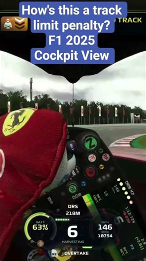 How's this a penalty? | F1 2025 | Cockpit View #shorts