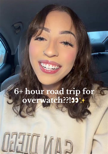would you drive over 6 hours for overwatch merch?😭 #fyp #viral #overwatch2tiktok #overwatch2 #roadtrip
