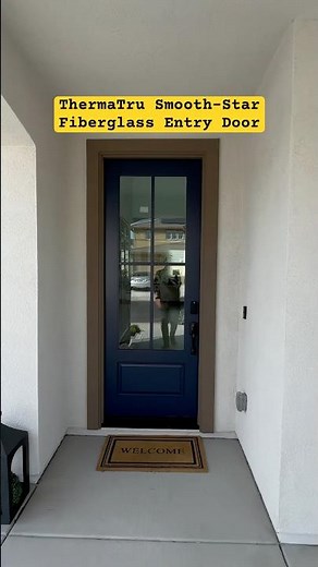 ThermaTru Smooth-Star Door Installed @thermatru #moderncogroup