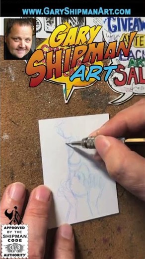 #238 Artist Gary Shipman Draws Shaggy from Scooby Doo Art Manga Comics Anime