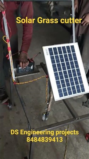 Solar power grass cutter diploma mechanical project #mechanicalprojects