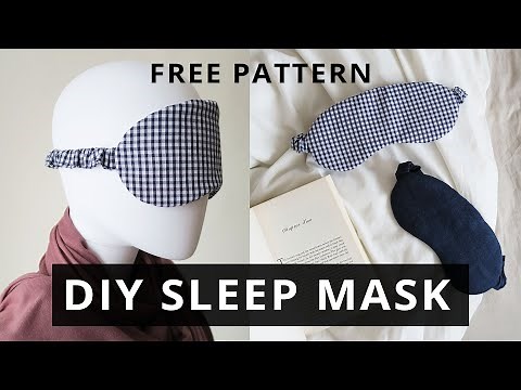 Easy DIY Sleep Mask + FREE Pattern | Extra Soft & Oversized Design | Beginner Sewing Tutorial
