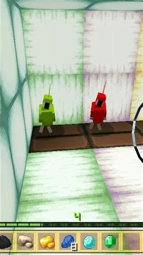 Minecraft parrot dance #minecraft #parrotdancing #minecraftbuilds #funny #trending #viral #crazy