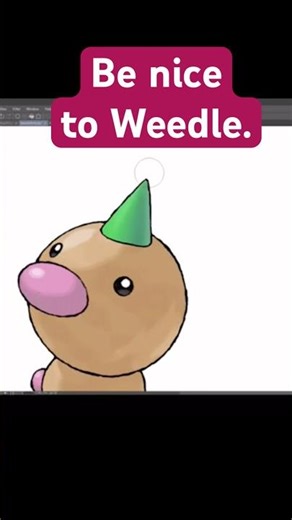Giving Weedle what he deserves. #pokemon #weedle #pokemonmemes