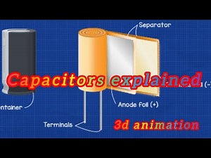 Capacitor Explained: Working Principle, Types & Applications (3D ANIMATED)