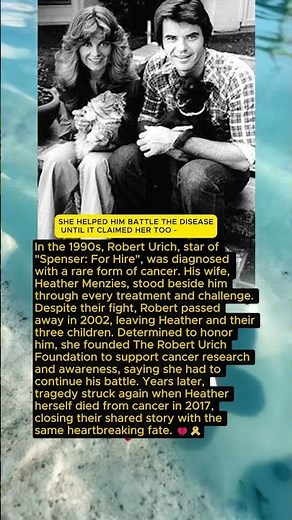 A Love That Fought Cancer Together: Robert Urich & Heather Menzies