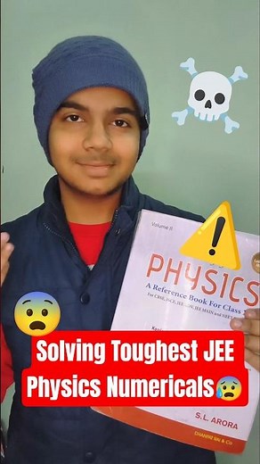 Solving Toughest JEE Physics Num.😰 Study Vlog🎯 #shorts #studyvlog #studywithme #class11 #minivlog