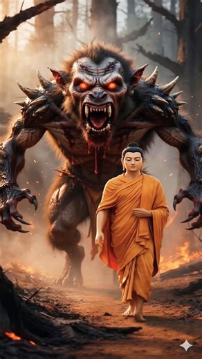 Buddha Touched the Demon, and Rage Became Peace #buddha #compassion #innerpeace