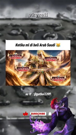 Khaled anak kesayangan jirr 😹 #dublagem #mobilelegends #mlbb #ml