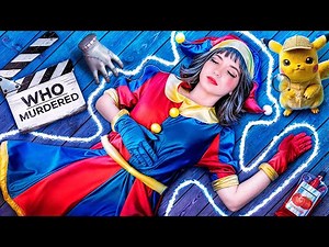 Pomni Is a Detective! Wednesday Addams vs Pikachu vs Vampire