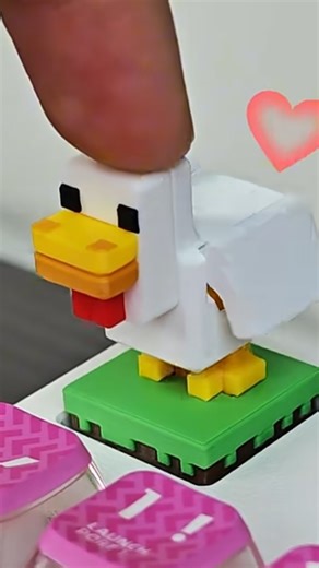 Bobkeycaps on Instagram: "Series Update Very interesting design! Previously released bee Creeper Minecraft pets, 3D printed resin material with movable wings, pixel style personalized keycaps #Minecraft #keycaps #キーキャップ #키캡 #keyset #keyreative #gamingpc #customkeyboard #mechanicalkeyboards #cutekeyboard #customkeycaps #customkeycap #Personalizedkeycaps #geekhack"