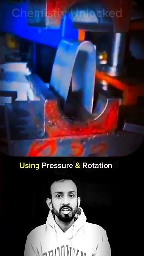 Plastic Deformation in Action: Metal Shaped into Cylinder