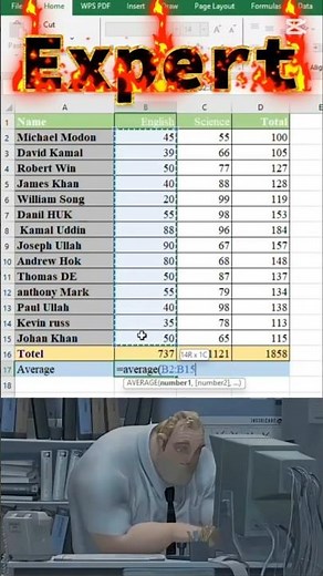 Excel Expert Trick | Find Average in Excel Using Shortcut | Office Excel Pro