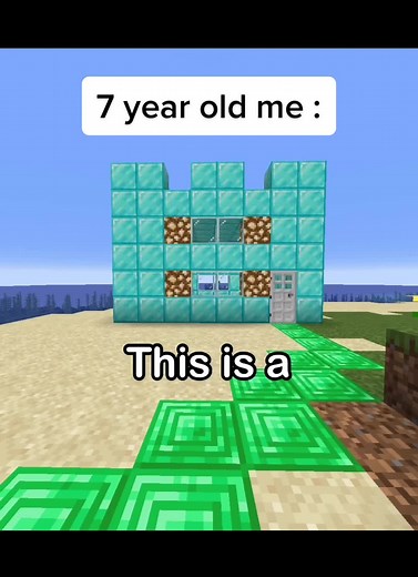 Diamond Block House - Minecraft Building Tutorial