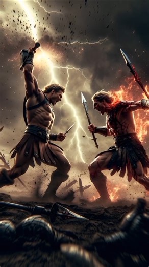 Hercules vs Ares battle for Justice #shorst #history #war #god