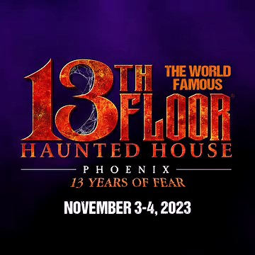 Blackout returns to 13th Floor Phoenix November 3rd & 4th!! Blackout is an exclusive 2-day event where monsters and mayhem lurk in total darkness. Upon arriving, each group is given one glow stick. Venturing into the depths of darkness, a horde of monsters roam freely. You may catch a glimpse of them under the glow of black lights, but don’t let them see you first, as they may steal your glow stick leaving you in the dark. Grab your tickets while you can, this event sells out quickly 13thflooraz