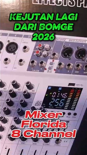 Another Surprise from Bomge 2026🔥Bomge Florida 8 Channel Mixer with 7 band equalizer & Digital LED