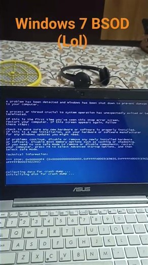 Windows 7 BSOD (lol)