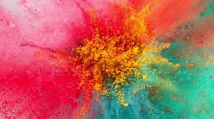 「白い背景に1000fpsで回転するカラフルな粉体爆発のスーパースローモーションショット。」の動画素材（ロイヤリティフリー）3617344859 | Shutterstock