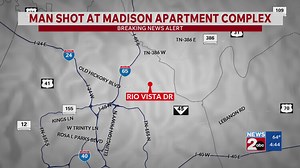 Man shot at apartment complex on Rio Vista Drive