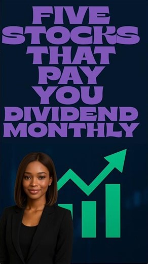 FIVE STOCKS THAT PAY YOU MONTHLY DIVIDENDS 💰 (2025 Picks)
