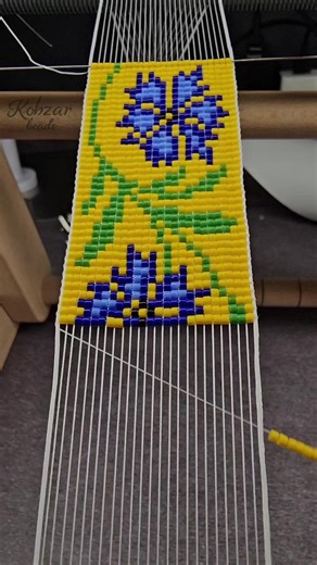 Bead Loom Basics #beading #kobzarbeads #pattern #miyuki #loom