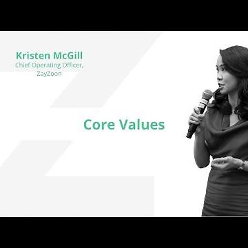 The Importance of Core Values with ZayZoon Chief Operating Officer, Kristen McGill