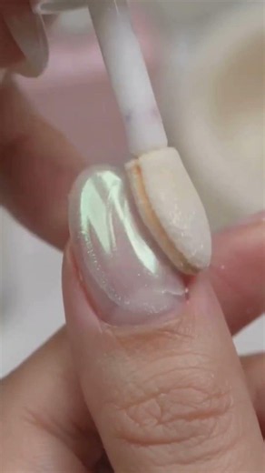 Satisfying Nail Powder Application 💅