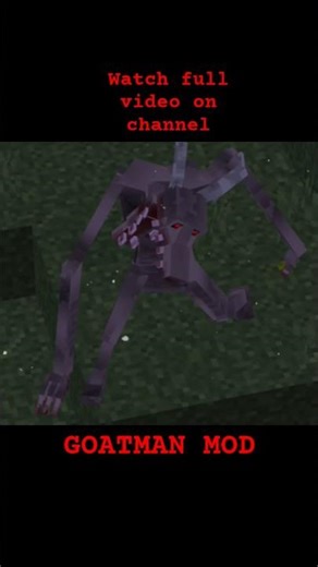 GOATMAN Horror Mod #minecraft #gaming #horror #trendingshorts #viral