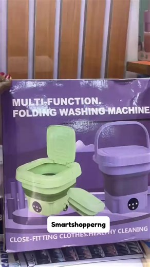 Compact and Versatile Foldable Washing Machine