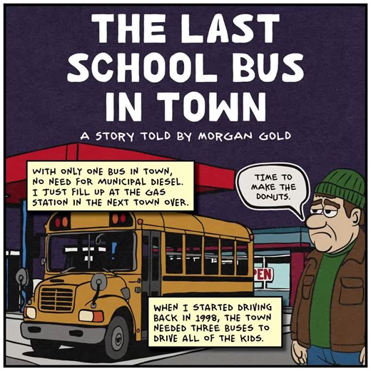 If you want to read the full comic strip, you can find it elsewhere. But yeah, I love telling these stories.