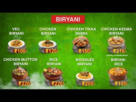 Digital Menu Board | Menu Board for Takeaways and Restaurants | Menu Screen | RTX graphic