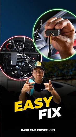 Stop the cable mess!🚫 Our plug-and-play module gives your dash cam a clean look! #dashcam #fyp