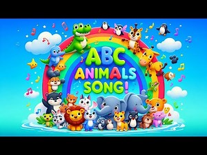 ABC Animals Song 🐾 | Learn Alphabet A to Z with Fun Animal Sounds for Kids! | Kids ABC Song 2025