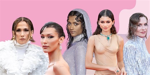 How to master wet look hair according to a stylist