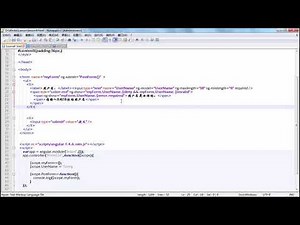 AngulaJs从入门到实战-8.AngularJs表单开发（表单验证）