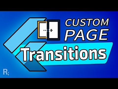 Flutter Custom & Staggered Page Transition Animation Tutorial