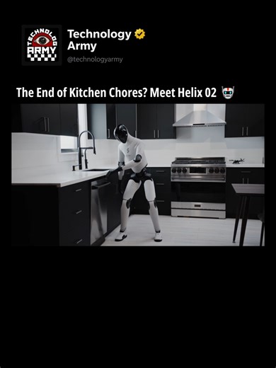 The rules of robotics are being rewritten. 🃏 With Helix 02, Figure AI has fully merged the brain and body of humanoid robots into a single, unified system. Instead of relying on over 100,000 lines of manual code, Helix 02 introduces System 0 — an AI that learns directly from human motion. These robots no longer follow rigid algorithms. They react. They adapt. They develop reflexes. 🧠💨 Helix 02 can work autonomously in a kitchen for 4 continuous minutes, pick individual pills, and detect touch