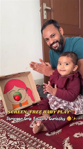 Jenika Yadav | Parenting | Baby Influencer on Instagram: "POV: You want your baby engaged without screen time 📵 This DIY sensory play does the magic 🖐️🌈 Easy. Safe. Brain-boosting. SAVE + SHARE with moms 🫶"