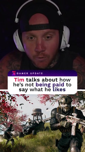 Tim talks about how he's not being paid to say what he likes #timthetatman #cod #mw4 #warzone #gaming