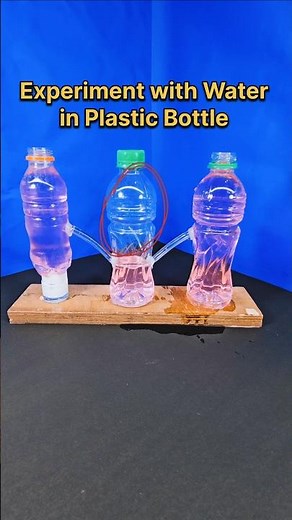 Experiment with Water in Plastic Bottle 💧Simple Experiments #diy #shorts #ytshorts