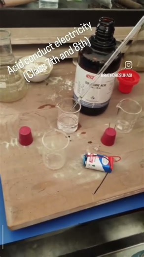 Science Laboratory electricity conductivity experiments #@shivamVishwakarma-we