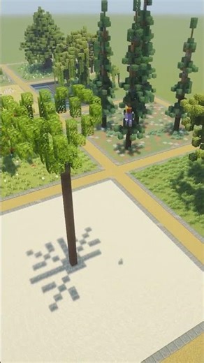 Tropical Palm Build | Day 32 #minecraft #100dayschallenge #customtree